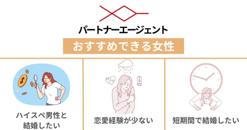 パートナーエージェントをおすすめできる女性の特徴3選