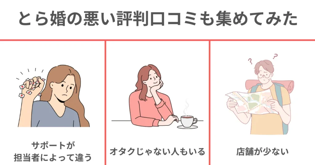 とら婚の悪い評判口コミも集めてみた