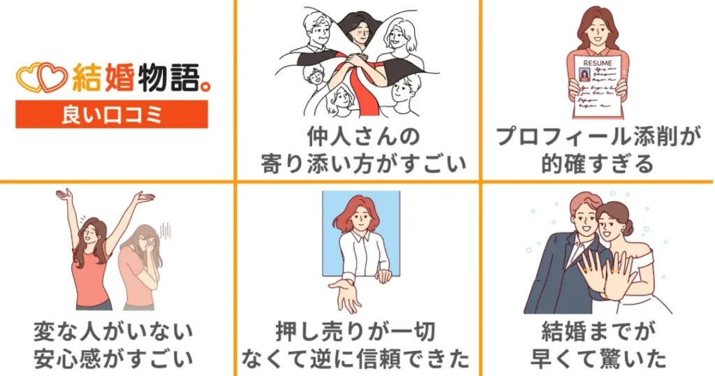 結婚物語のいい口コミ評判5選