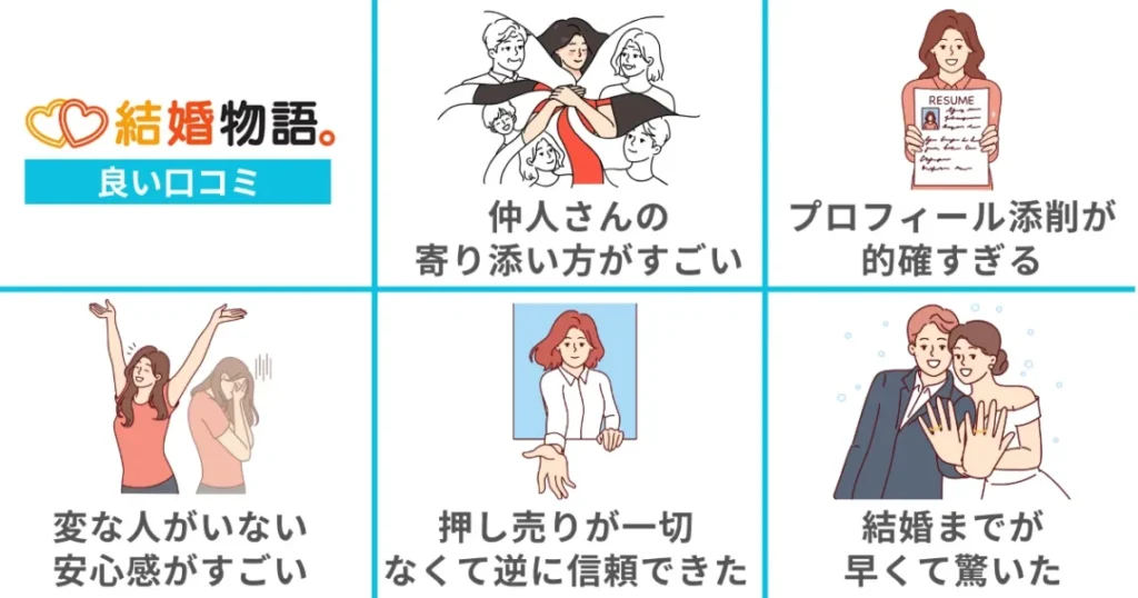 結婚物語のいい口コミ評判5選