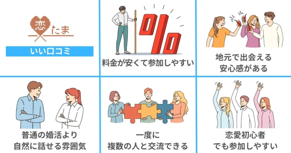 恋たまのいい口コミ評判5選