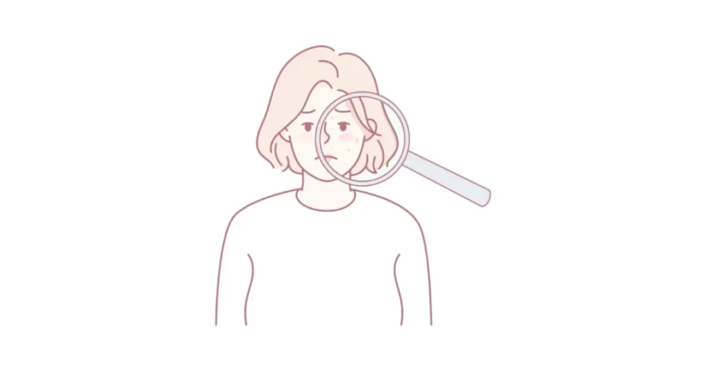 笑顔がなく、表情が固い