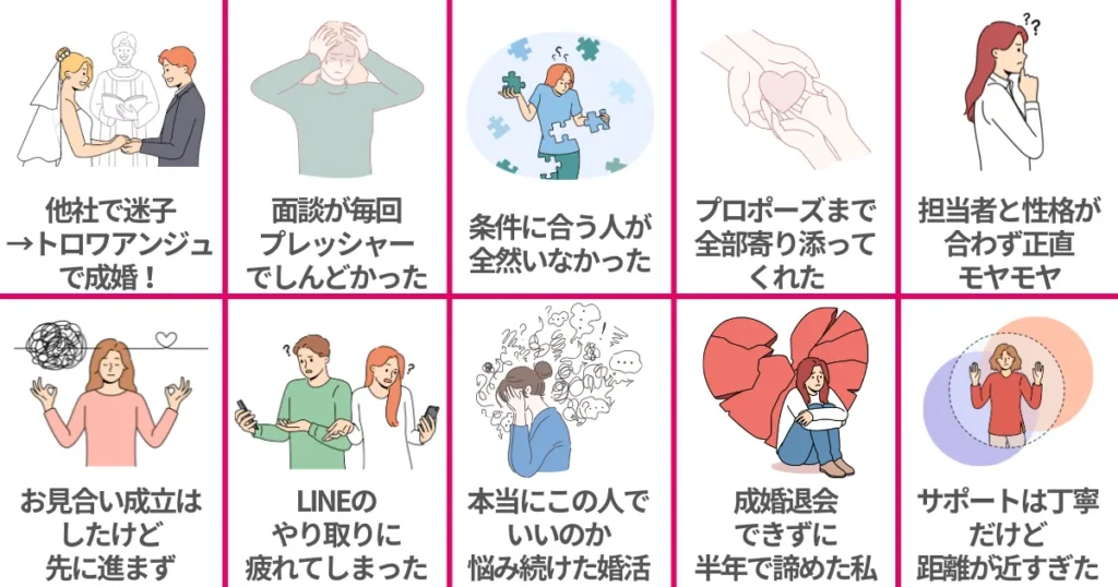 結婚相談所トロワアンジュのガチ体験談レビュー10選