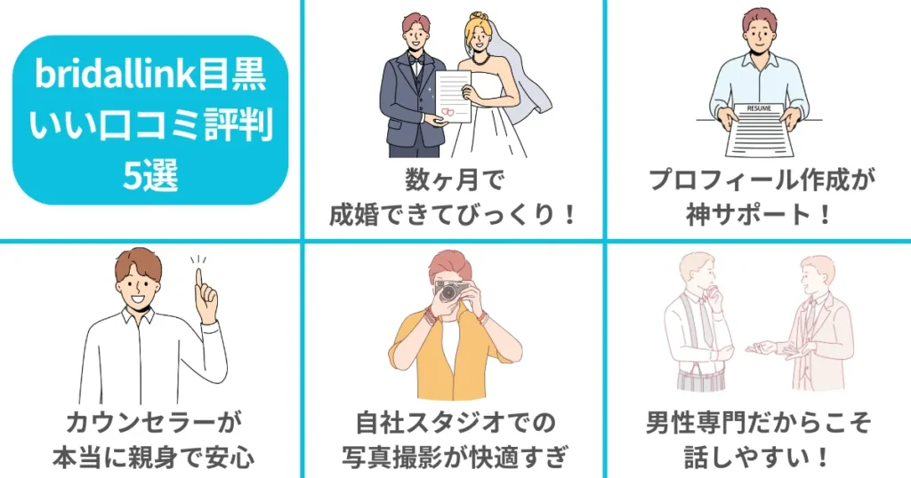 bridallink目黒のいい口コミ評判5選