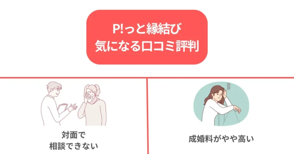 結婚相談所P!っと縁結びの気になる口コミ評判2選