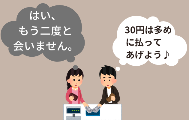 初デートで割り勘男は付き合う価値なし