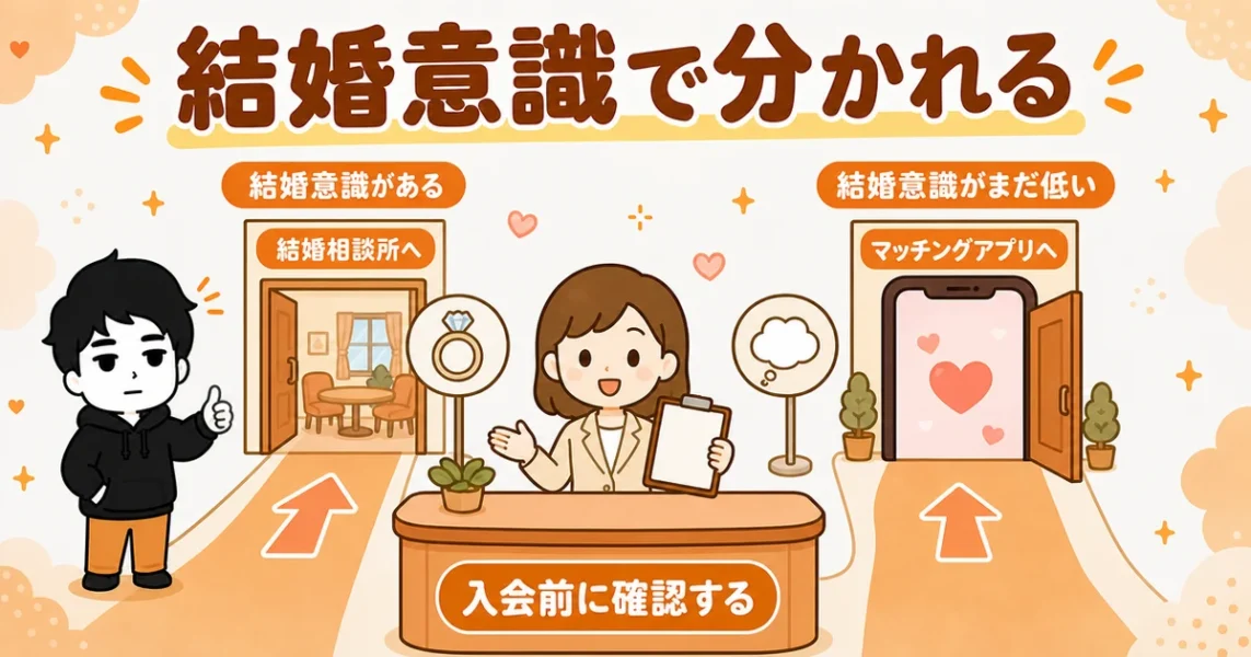 アスマリ取材で聞いた向いていない人の特徴。結婚意識がまだ低い人はアプリ向き