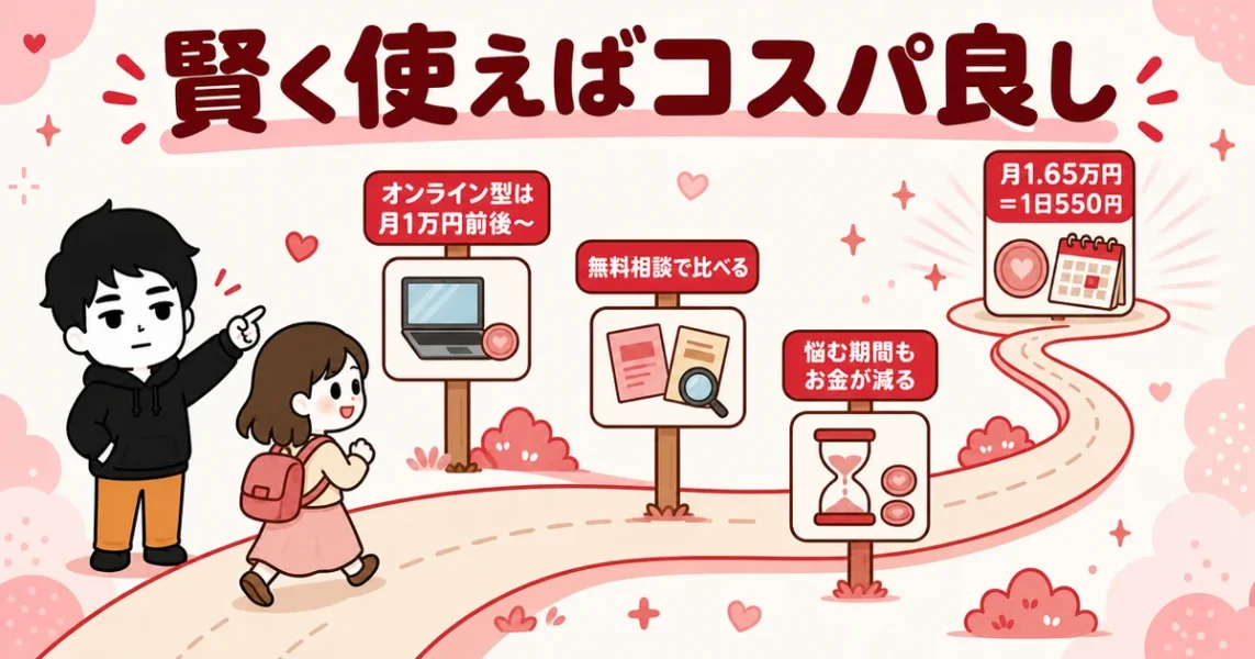 まとめ｜結婚相談所は高すぎる？オンライン型と無料相談の比較でコスパ良く使える