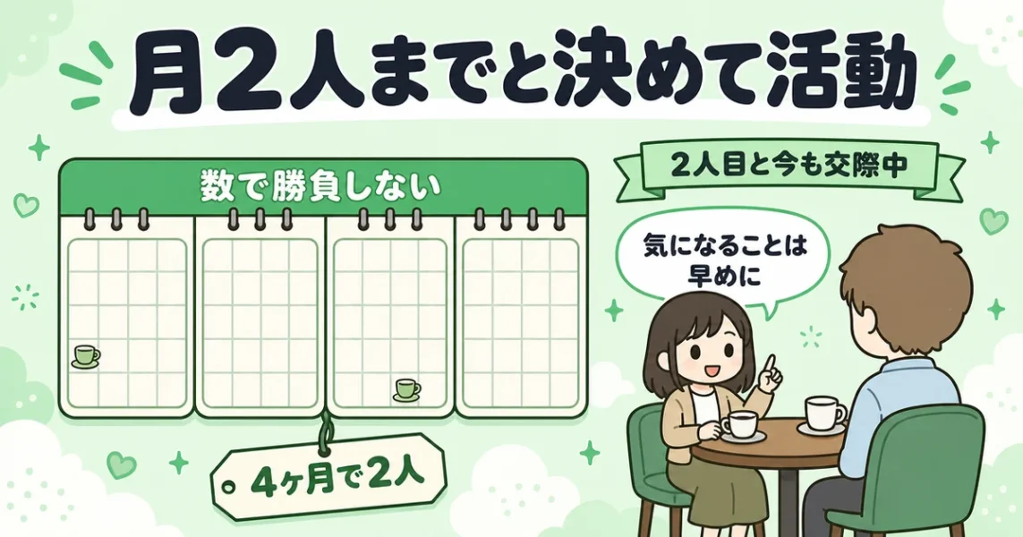 安いIBJ加盟店の体験談、32歳女性がお見合いを月2人までに絞り4ヶ月で2人と会った図