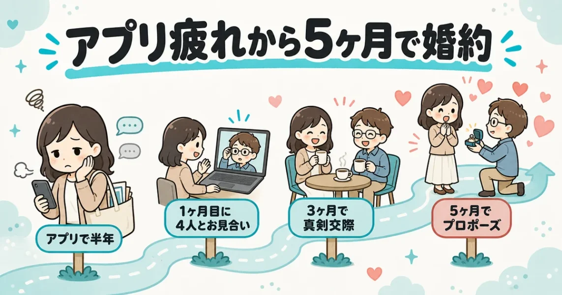 ウェルスマ体験談|29歳女性がアプリ疲れから入会し5ヶ月でプロポーズされた流れ